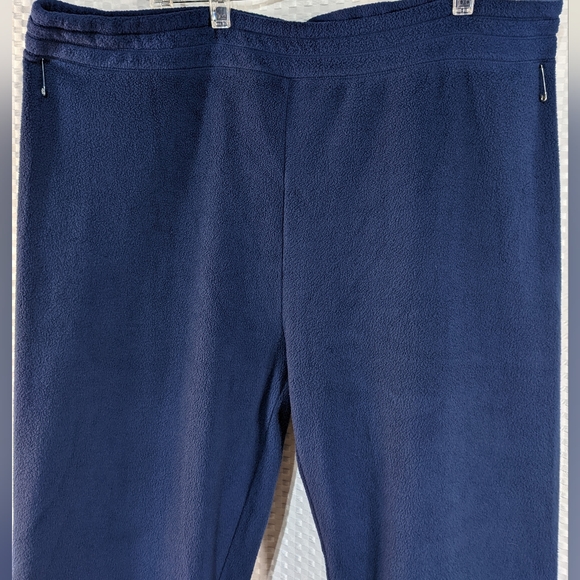 Cuddl Duds fleece lounge pants navy skinny leg size 3X fleece wear with stretch - Picture 5 of 11